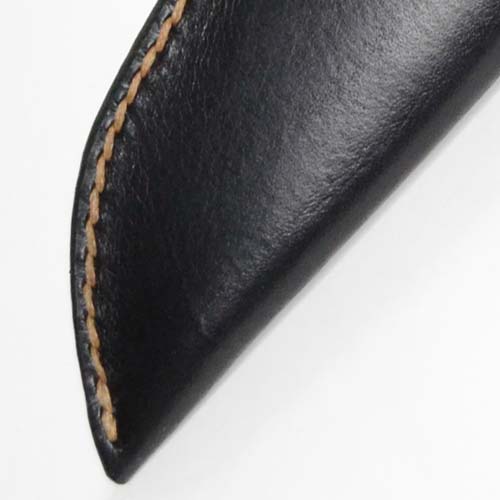 exo black leather sheath