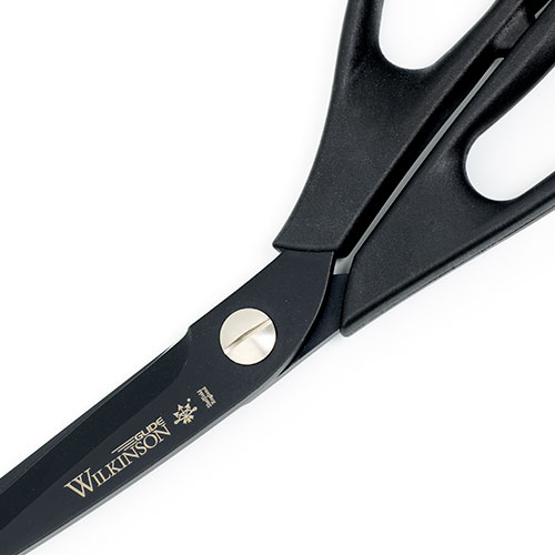 Wilkinson 10in Glide Lightweight Dressmaking and Upholstery scissors in detail.