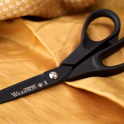 Wilkinson glide Lightweight Dressmaking and Upholstery scissors in main view.