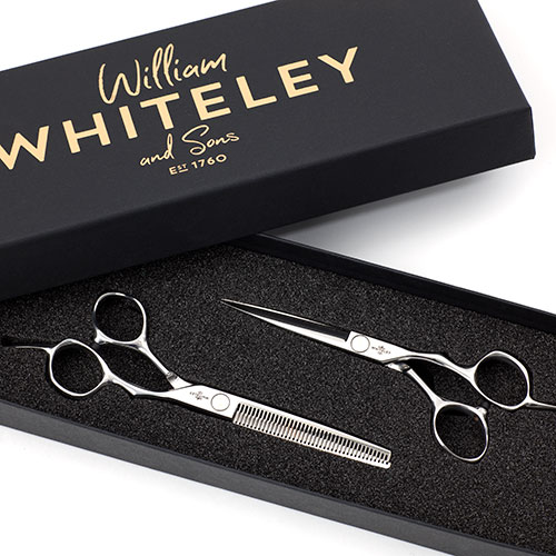 William Whiteley Professional Hairdressing Kit in full view with the packaging.