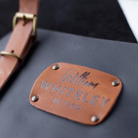William Whiteley Leather Apron in detail.