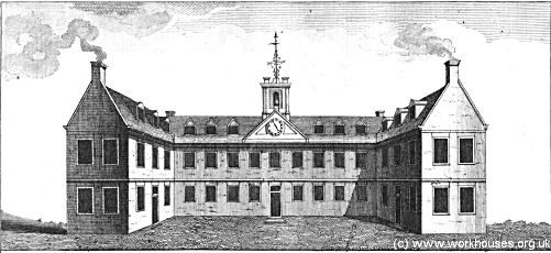 drawing of Birmingham workhouse