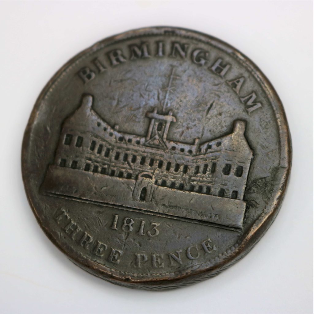 Birmingham workhouse token from1813