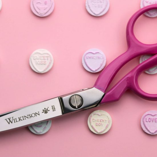 8 inch pink sidebent classic 8 Wilkinson shear scissor