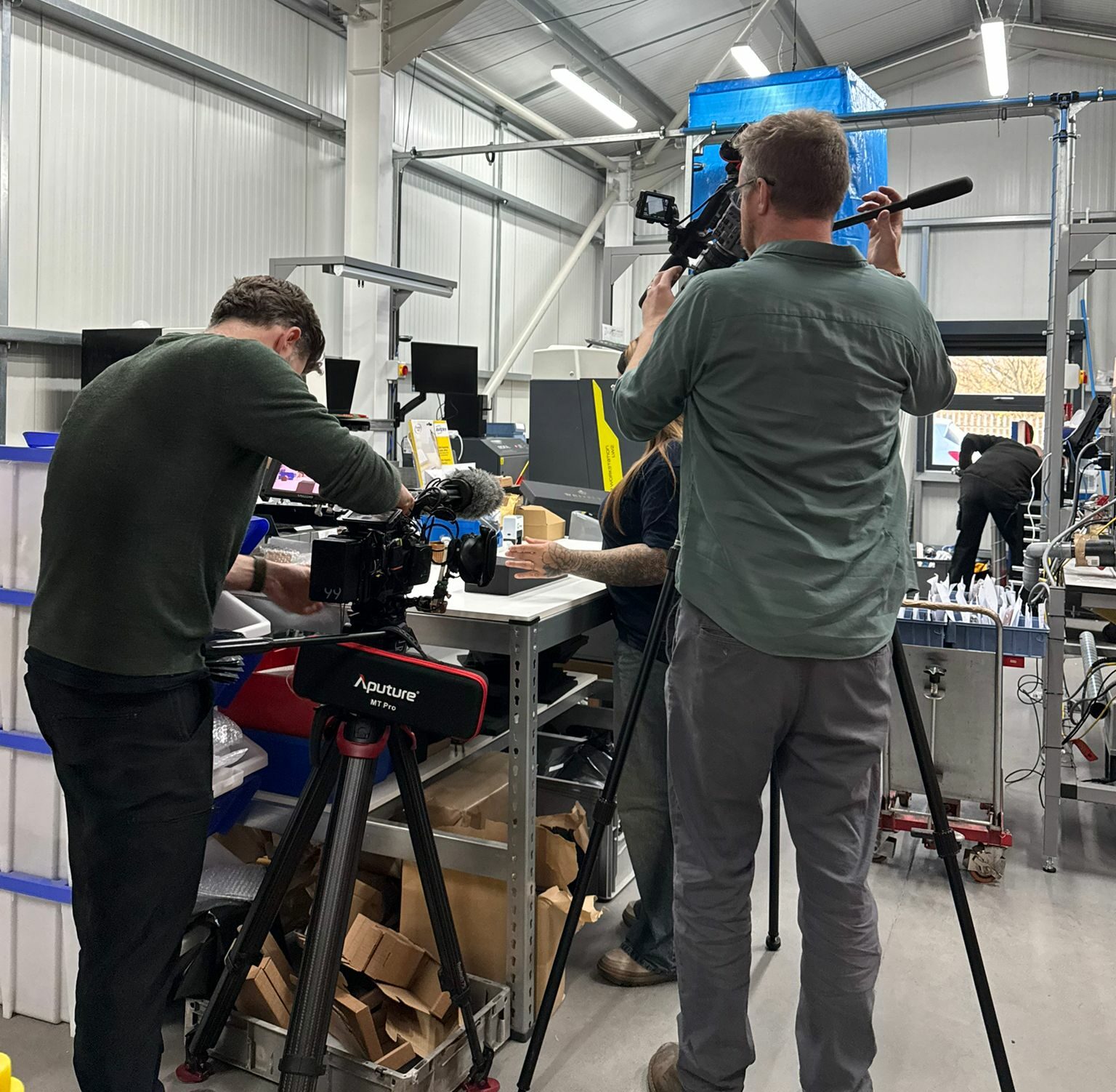 Behind the scenes with The Wall Street Journal filming Whiteley scissors