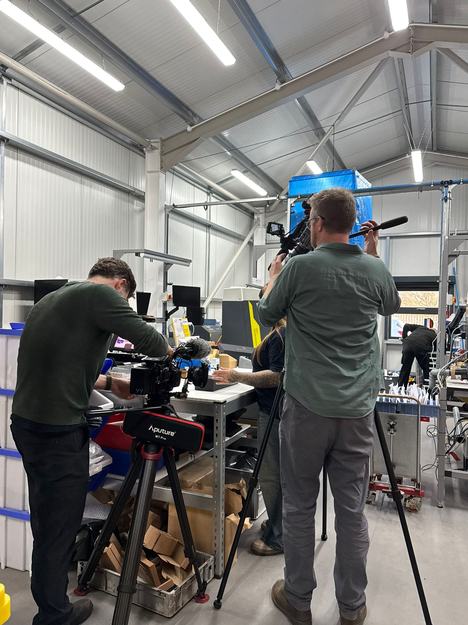 Behind the scenes with The Wall Street Journal filming Whiteley scissors