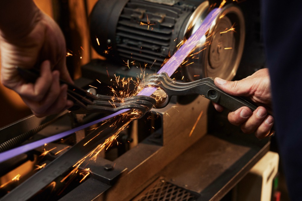 Traditional scissor making