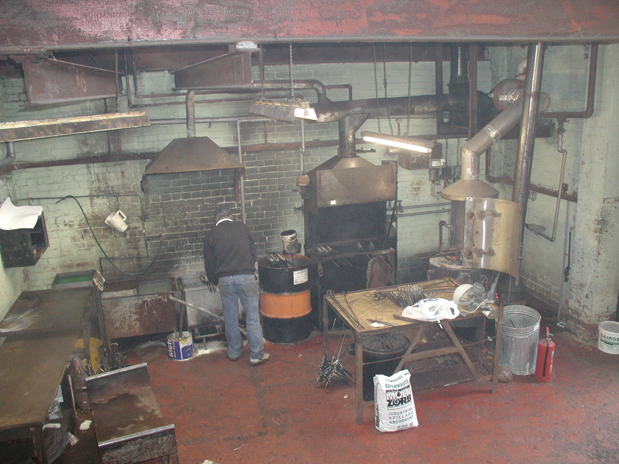 The old Whiteley hardening shop