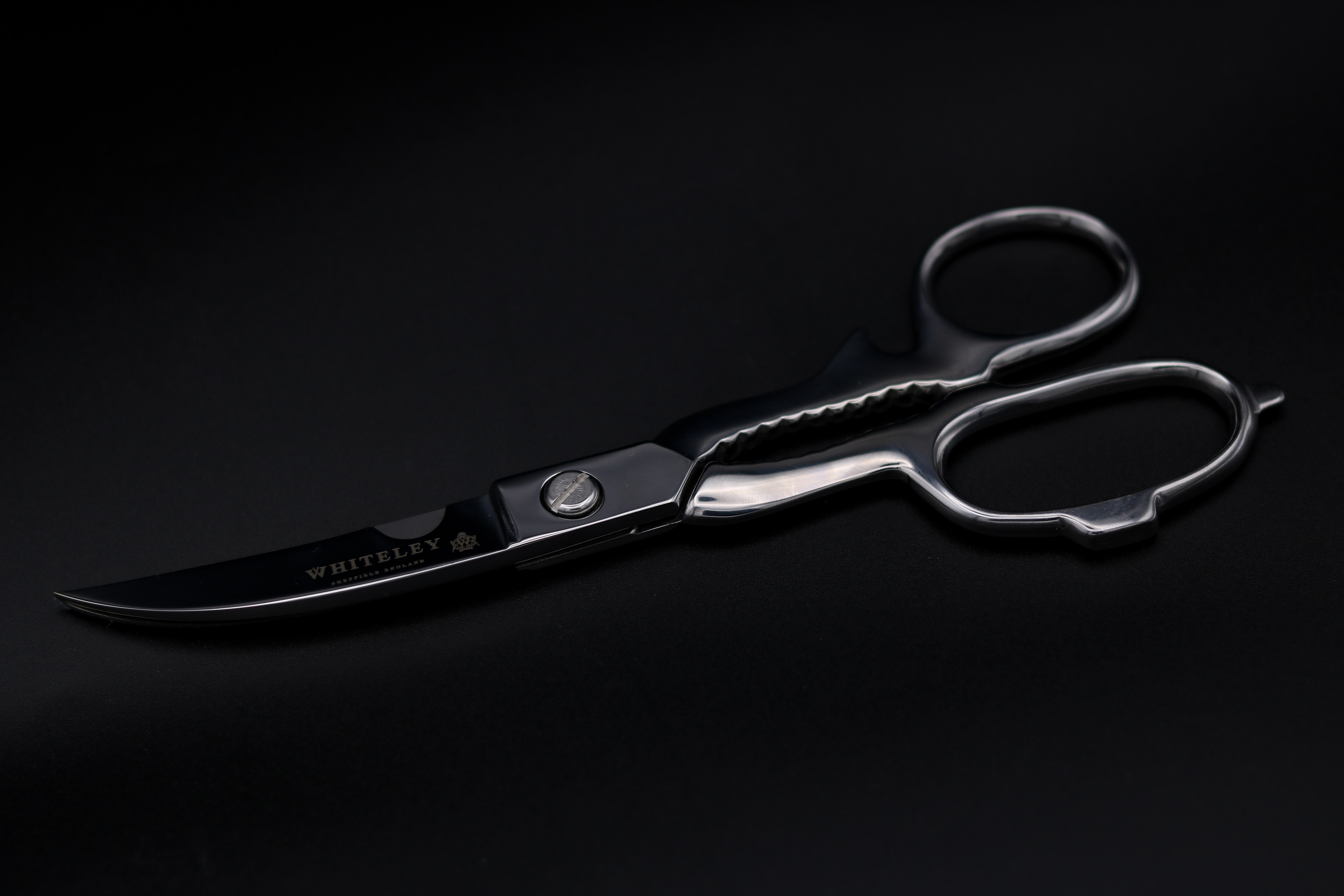 kitchen scissor black background