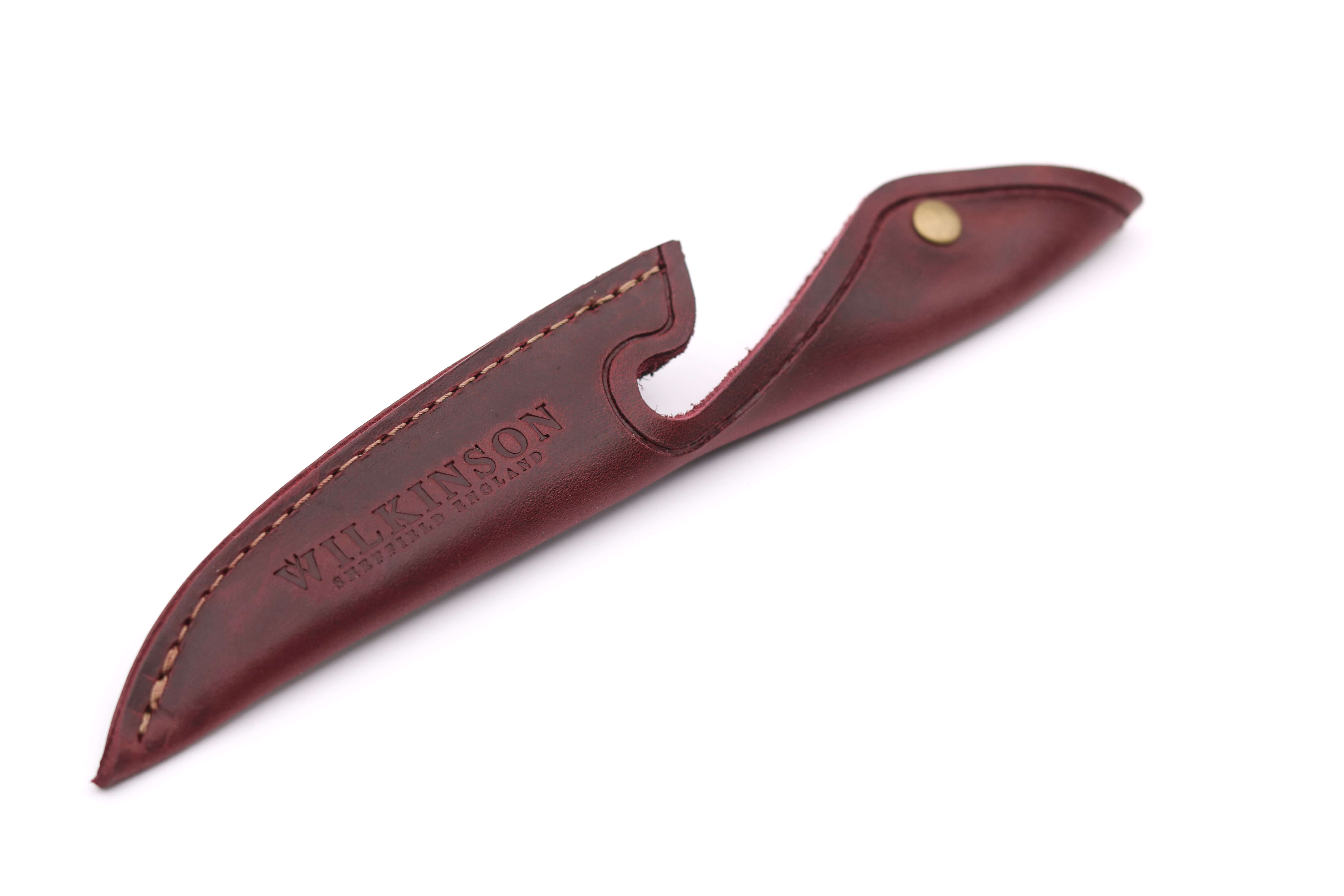Oxblood leather fabric shear sheath for Whiteley AND Wilkinson 8-inch fabric shears